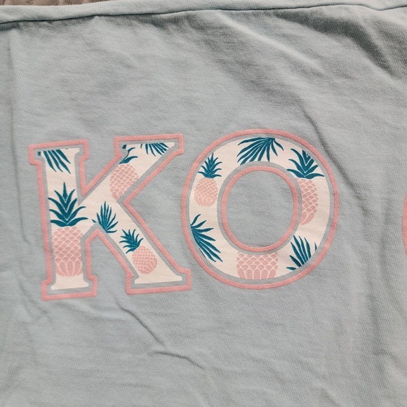 Spirit Jersey Ko Olina Hawaii Long‎ Sleeve Shirt Oversized Unisex XL Light Blue - Picture 8 of 10